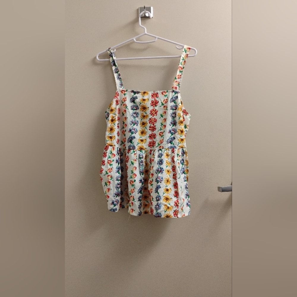 ASOS Floral Women's Print Babydoll Top Sz 4 US